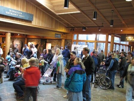 Free Family Saturday at the High Desert Museum- Attendees at Free Family Saturday enjoy the museum.