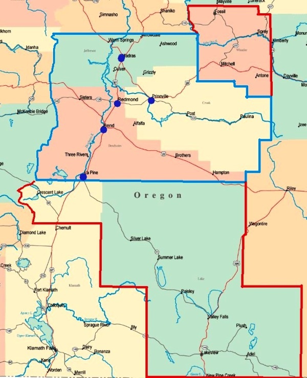 Mid Oregon Charter Area Map-Feb16