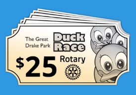 Purchase Duck Race Tickets Here | Duck Race Ticket Five Pack