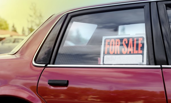 How to Start Looking for a Used Car | A Red Car with "For Sale" sign in the window