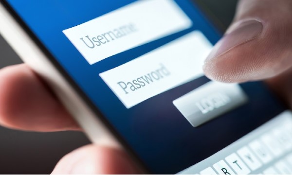 How To Create A Strong And Unique Password For Every Account | Cell Phone with Username & Password Field Showing